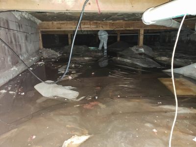 Flooded Interior Space